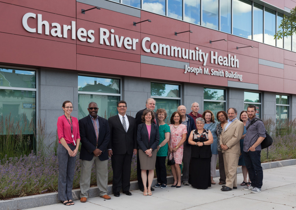 Joseph M. Smith Building Sign Dedication Charles River Community Health